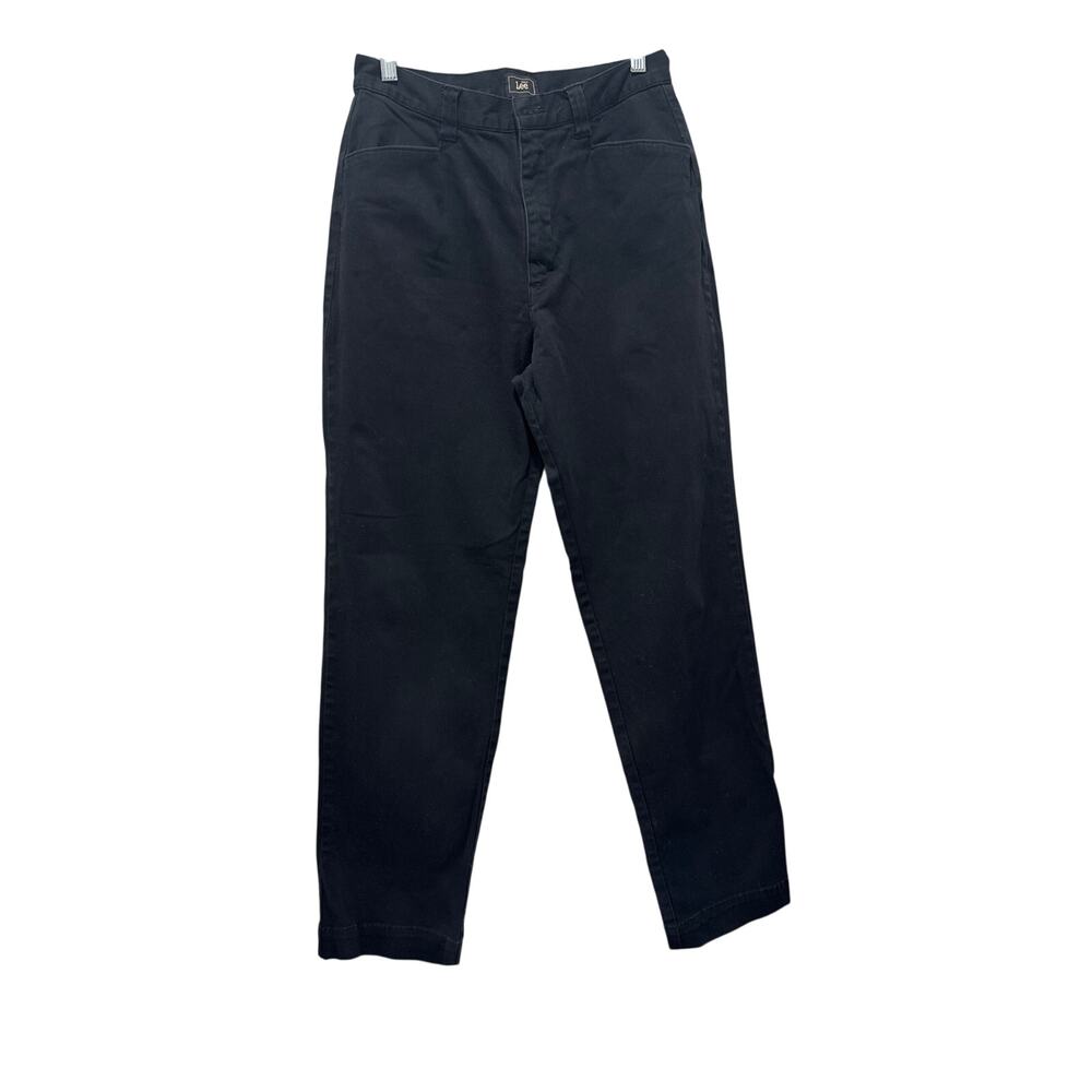LEE Women’s Original Relaxed Fit Black Straight Leg Jeans - Size: 10M